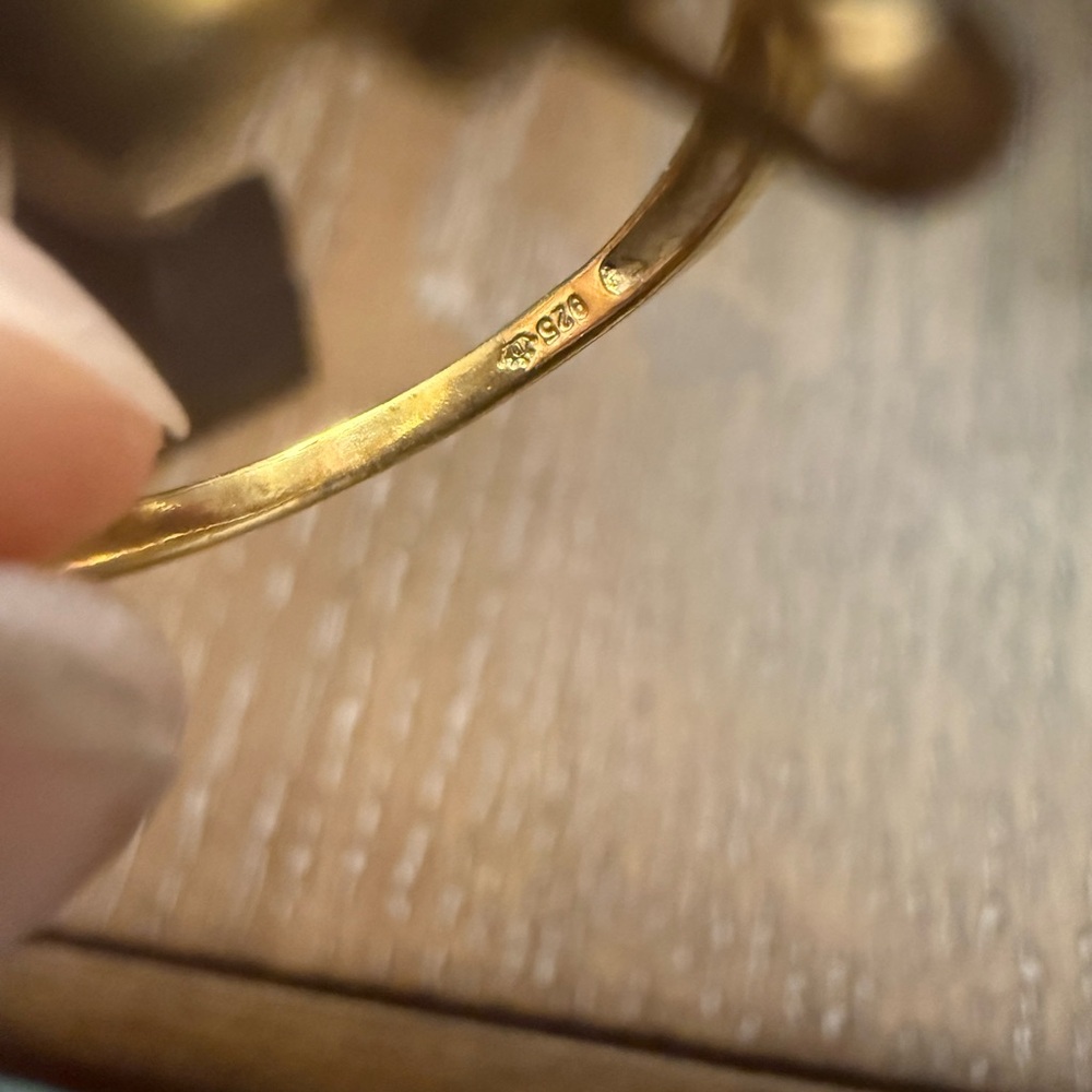 Gold Bow Ring - image 3